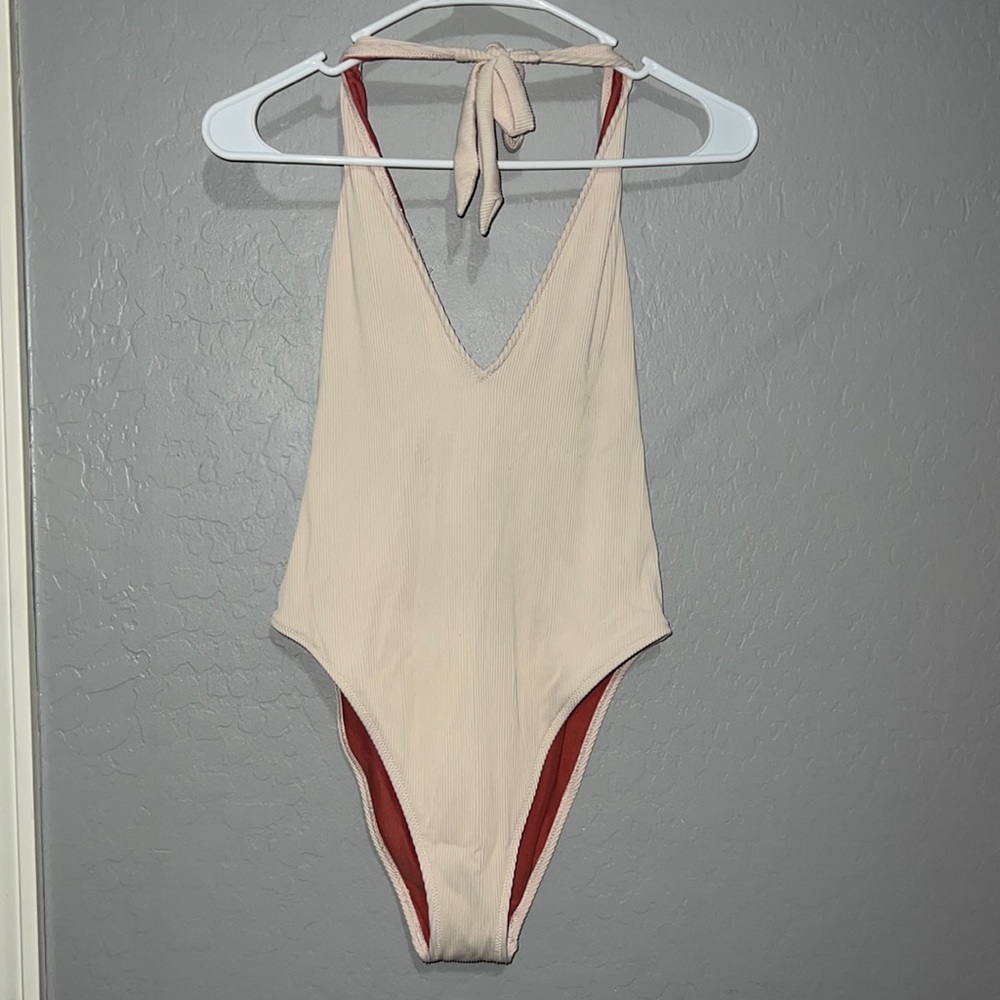 Cream body suit !